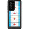 Chicago Flag Light Wood Galaxy Note20 Ultra 5G Waterproof Case